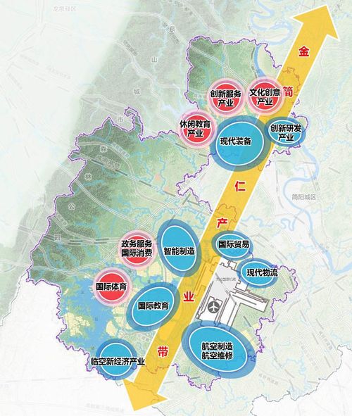 成都東部新區最新規劃圖，揭示未來城市藍圖與發展潛力